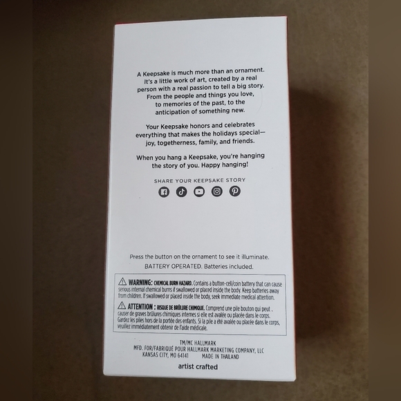 NIB Hallmark 2024 Lionel Train 313 Bascule Bridge Keepsake Ornament Light Up - Picture 5 of 6